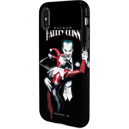 DC Comics The Joker Batman: Harley Quinn Cover #1 Art by Alex Ross. Piece Also known as Tango with Evil iPhone XS Pro Case