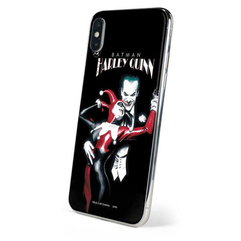 DC Comics The Joker Batman: Harley Quinn Cover #1 Art by Alex Ross. Piece Also known as Tango with Evil iPhone XS Skin