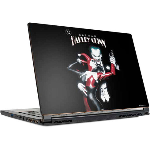 DC Comics The Joker Batman: Harley Quinn Cover #1 Art by Alex Ross. Piece Also known as Tango with Evil MSI GS65 Stealth Laptop Skin