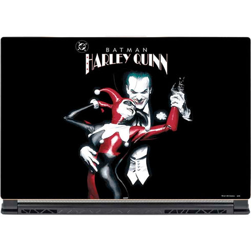 DC Comics The Joker Batman: Harley Quinn Cover #1 Art by Alex Ross. Piece Also known as Tango with Evil MSI GS65 Stealth Laptop Skin