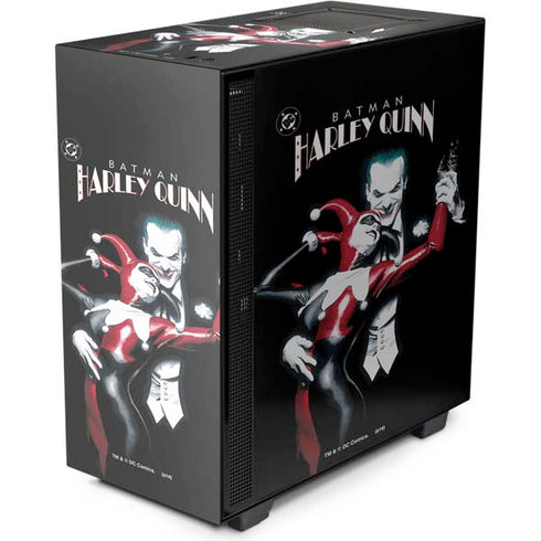 DC Comics The Joker Batman: Harley Quinn Cover #1 Art by Alex Ross. Piece Also known as Tango with Evil NZXT H510 Compact ATX Mid-Tower Case Skin