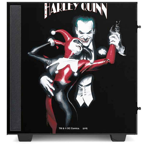 DC Comics The Joker Batman: Harley Quinn Cover #1 Art by Alex Ross. Piece Also known as Tango with Evil NZXT H510 Compact ATX Mid-Tower Case Skin