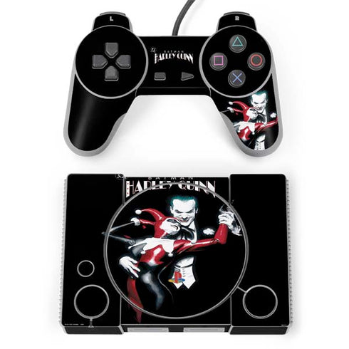 DC Comics The Joker Batman: Harley Quinn Cover #1 Art by Alex Ross. Piece Also known as Tango with Evil PlayStation Classic Bundle Skin