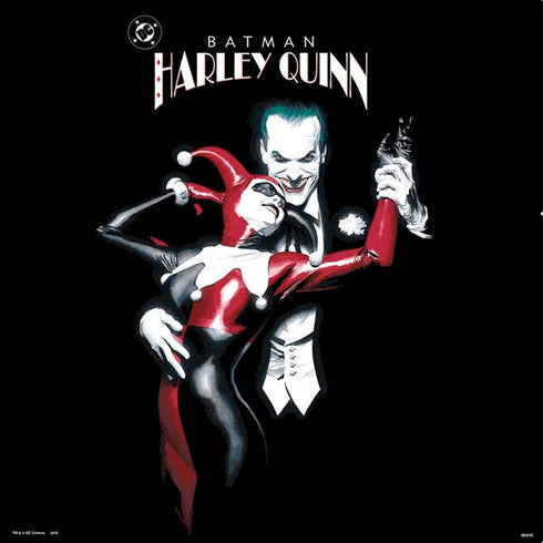 DC Comics The Joker Batman: Harley Quinn Cover #1 Art by Alex Ross. Piece Also known as Tango with Evil PS4 Pro/Slim Controller Skin