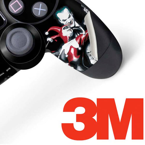 DC Comics The Joker Batman: Harley Quinn Cover #1 Art by Alex Ross. Piece Also known as Tango with Evil PS4 Pro/Slim Controller Skin
