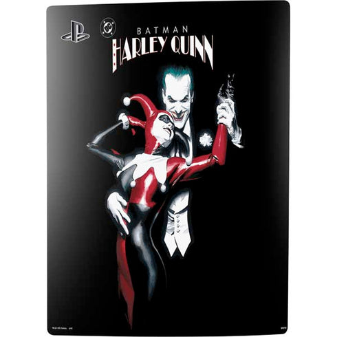 DC Comics The Joker Batman: Harley Quinn Cover #1 Art by Alex Ross. Piece Also known as Tango with Evil PS5 Bundle Skin