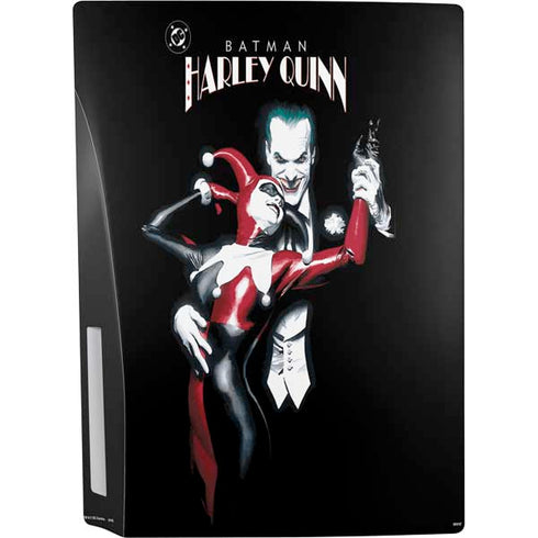 DC Comics The Joker Batman: Harley Quinn Cover #1 Art by Alex Ross. Piece Also known as Tango with Evil PS5 Console Skin