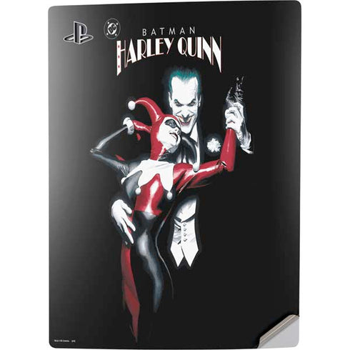DC Comics The Joker Batman: Harley Quinn Cover #1 Art by Alex Ross. Piece Also known as Tango with Evil PS5 Digital Edition Console Skin