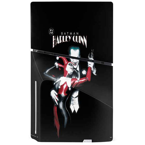 DC Comics The Joker Batman: Harley Quinn Cover #1 Art by Alex Ross. Piece Also known as Tango with Evil PS5 Slim Disk Bundle Skin
