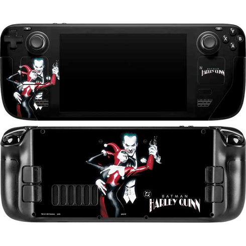 DC Comics The Joker Batman: Harley Quinn Cover #1 Art by Alex Ross. Piece Also known as Tango with Evil Steam Deck Handheld Gaming Computer Skin