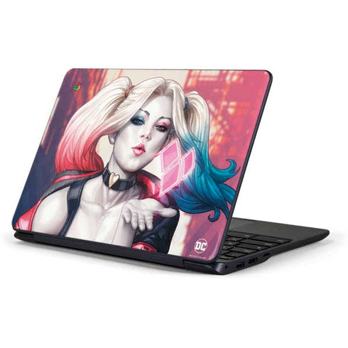 DC Comics Harley Quinn Rebirth Cover #1 Legacy Color Variant Art by Art Germ Samsung Chromebook Skin