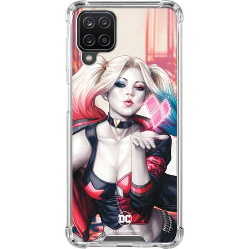 DC Comics Harley Quinn Rebirth Cover #1 Legacy Color Variant Art by Art Germ Galaxy A12 Clear Case