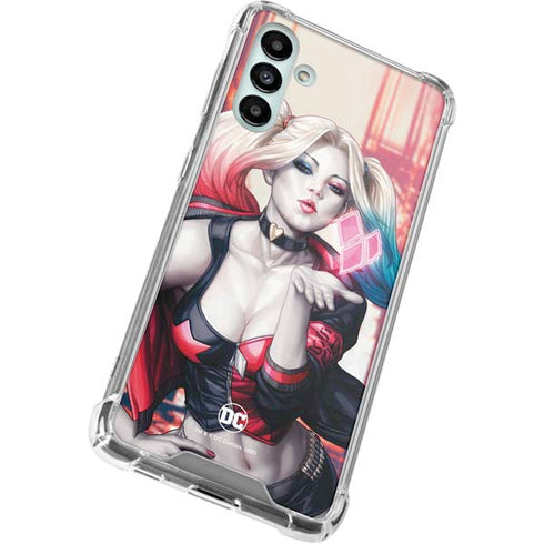 DC Comics Harley Quinn Rebirth Cover #1 Legacy Color Variant Art by Art Germ Galaxy A13 5G Clear Case