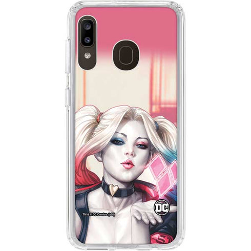 DC Comics Harley Quinn Rebirth Cover #1 Legacy Color Variant Art by Art Germ Galaxy A20 Clear Case