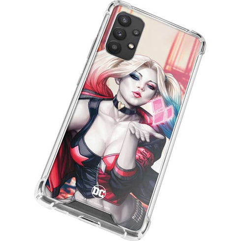 DC Comics Harley Quinn Rebirth Cover #1 Legacy Color Variant Art by Art Germ Galaxy A32 5G Clear Case