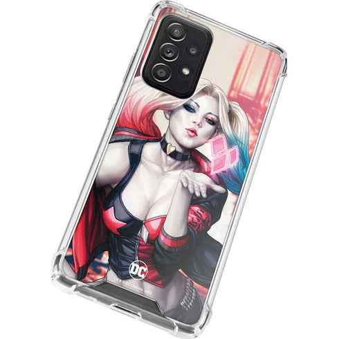 DC Comics Harley Quinn Rebirth Cover #1 Legacy Color Variant Art by Art Germ Galaxy A52 5G Clear Case