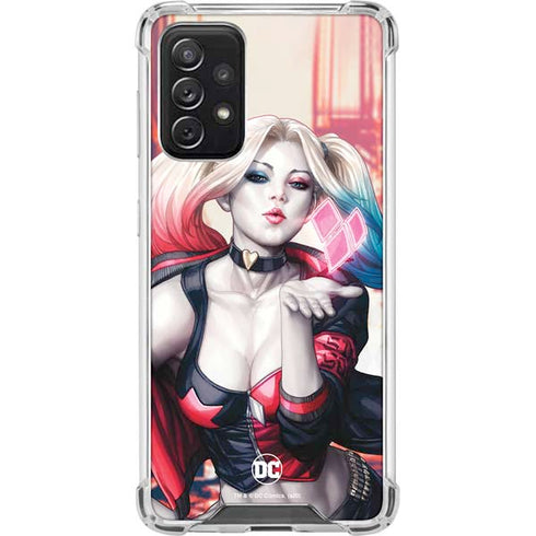 DC Comics Harley Quinn Rebirth Cover #1 Legacy Color Variant Art by Art Germ Galaxy A72 5G Clear Case