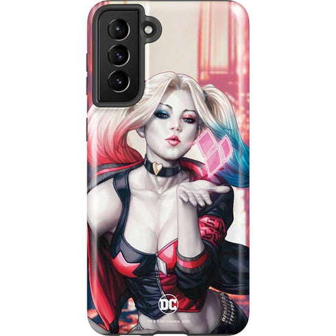 DC Comics Harley Quinn Rebirth Cover #1 Legacy Color Variant Art by Art Germ Galaxy S21 FE Pro Case