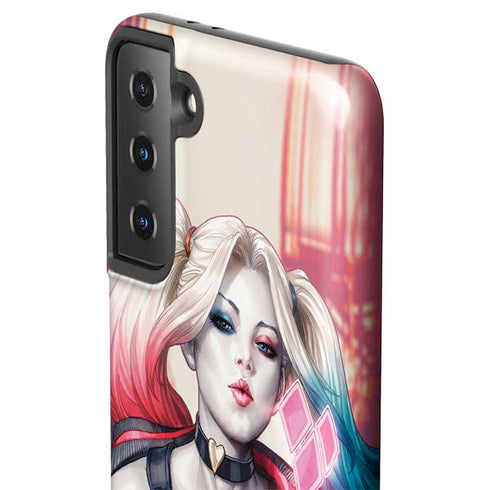 DC Comics Harley Quinn Rebirth Cover #1 Legacy Color Variant Art by Art Germ Galaxy S21 Plus 5G Pro Case