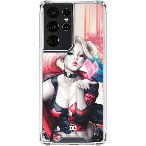 DC Comics Harley Quinn Rebirth Cover #1 Legacy Color Variant Art by Art Germ Galaxy S21 Ultra 5G Clear Case