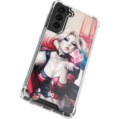 DC Comics Harley Quinn Rebirth Cover #1 Legacy Color Variant Art by Art Germ Galaxy S22 Plus Clear Case