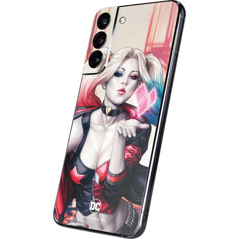 DC Comics Harley Quinn Rebirth Cover #1 Legacy Color Variant Art by Art Germ Galaxy S22 Plus Skin