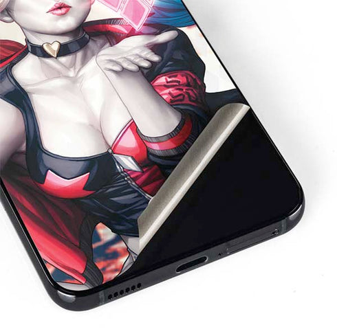DC Comics Harley Quinn Rebirth Cover #1 Legacy Color Variant Art by Art Germ Galaxy S22 Plus Skin
