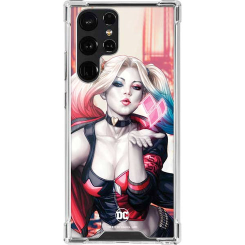 DC Comics Harley Quinn Rebirth Cover #1 Legacy Color Variant Art by Art Germ Galaxy S22 Ultra Clear Case