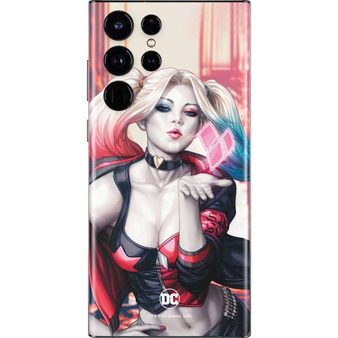 DC Comics Harley Quinn Rebirth Cover #1 Legacy Color Variant Art by Art Germ Galaxy S22 Ultra Skin