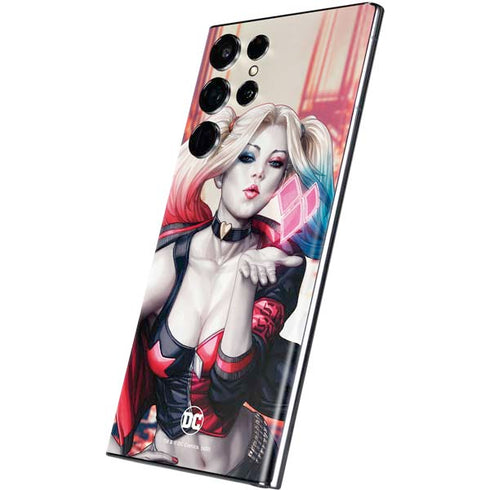 DC Comics Harley Quinn Rebirth Cover #1 Legacy Color Variant Art by Art Germ Galaxy S22 Ultra Skin