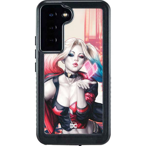 DC Comics Harley Quinn Rebirth Cover #1 Legacy Color Variant Art by Art Germ Galaxy S23 Plus Waterproof Case