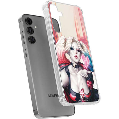 DC Comics Harley Quinn Rebirth Cover #1 Legacy Color Variant Art by Art Germ Galaxy S24 Plus Clear Case