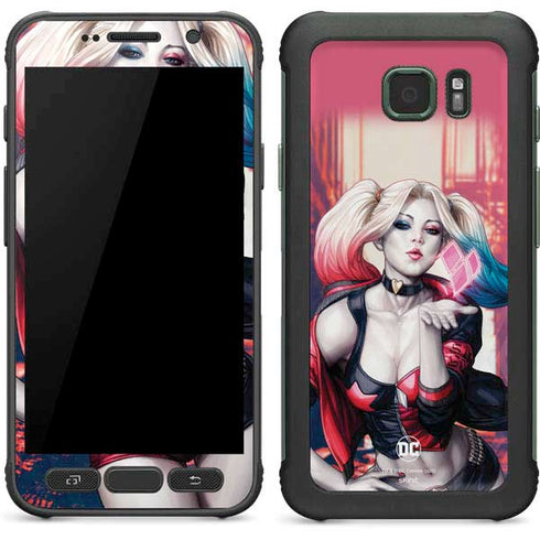 DC Comics Harley Quinn Rebirth Cover #1 Legacy Color Variant Art by Art Germ Galaxy S7 Active Skin