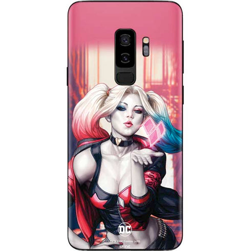 DC Comics Harley Quinn Rebirth Cover #1 Legacy Color Variant Art by Art Germ Galaxy S9 Plus Skin