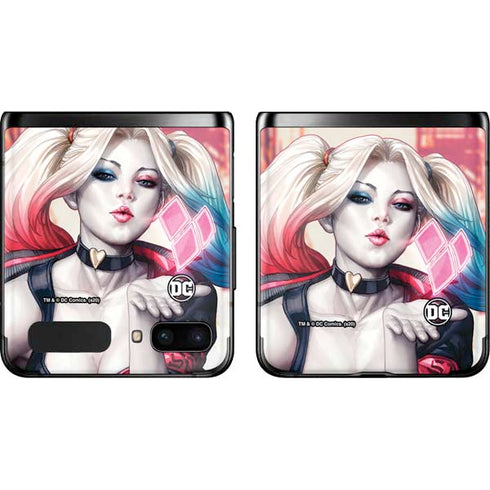 DC Comics Harley Quinn Rebirth Cover #1 Legacy Color Variant Art by Art Germ Galaxy Z Flip Skin