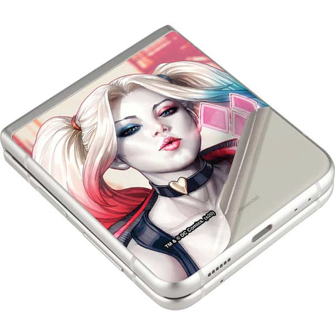 DC Comics Harley Quinn Rebirth Cover #1 Legacy Color Variant Art by Art Germ Galaxy Z Flip3 5G Skin