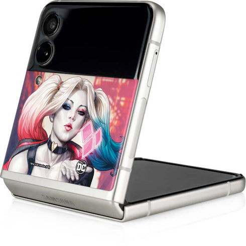 DC Comics Harley Quinn Rebirth Cover #1 Legacy Color Variant Art by Art Germ Galaxy Z Flip4 5G Skin