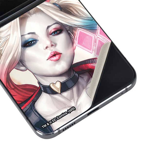 DC Comics Harley Quinn Rebirth Cover #1 Legacy Color Variant Art by Art Germ Galaxy Z Flip5 5G Skin