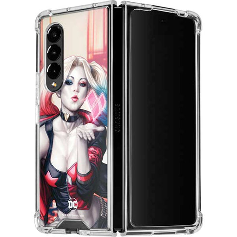 DC Comics Harley Quinn Rebirth Cover #1 Legacy Color Variant Art by Art Germ Galaxy Z Fold4 5G Clear Case