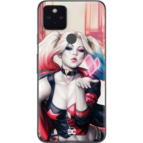 DC Comics Harley Quinn Rebirth Cover #1 Legacy Color Variant Art by Art Germ Google Pixel 5a Skin