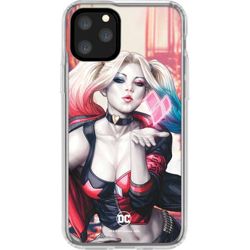 DC Comics Harley Quinn Rebirth Cover #1 Legacy Color Variant Art by Art Germ iPhone 11 Pro Clear Case