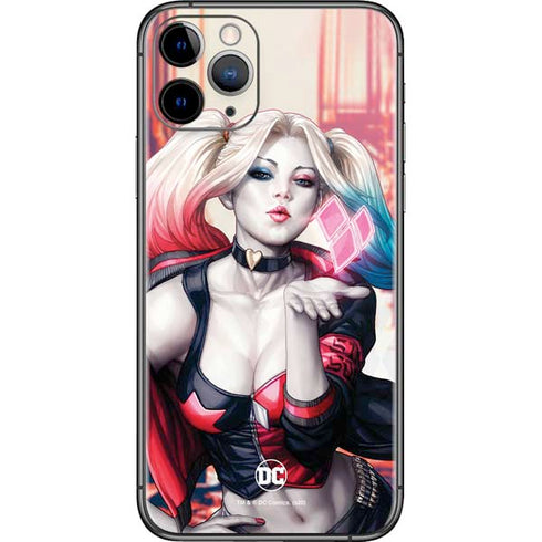 DC Comics Harley Quinn Rebirth Cover #1 Legacy Color Variant Art by Art Germ iPhone 11 Pro Skin