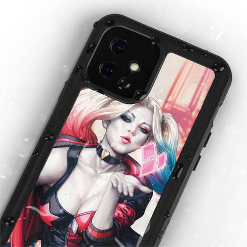 DC Comics Harley Quinn Rebirth Cover #1 Legacy Color Variant Art by Art Germ iPhone 12 Mini Waterproof Case