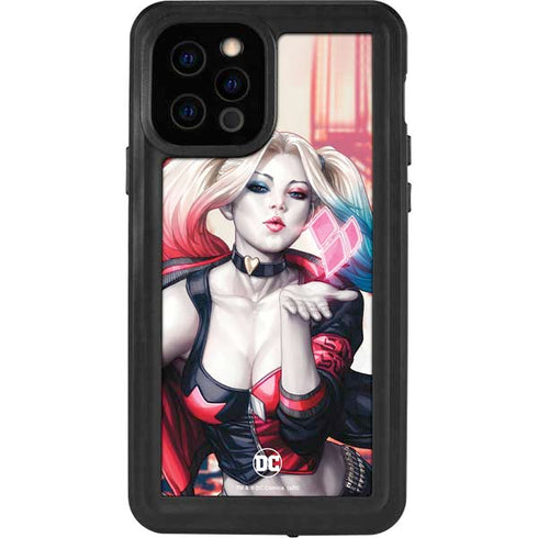 DC Comics Harley Quinn Rebirth Cover #1 Legacy Color Variant Art by Art Germ iPhone 12 Pro Waterproof Case