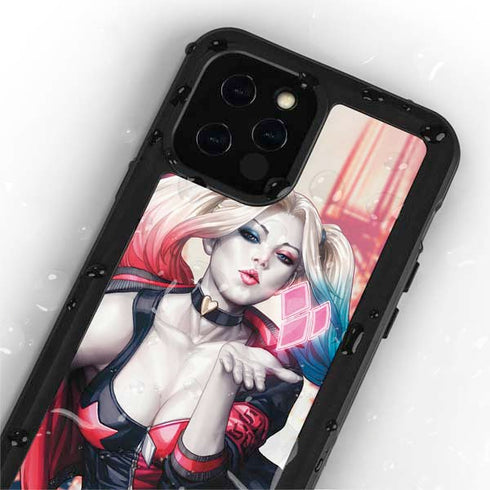 DC Comics Harley Quinn Rebirth Cover #1 Legacy Color Variant Art by Art Germ iPhone 12 Pro Waterproof Case