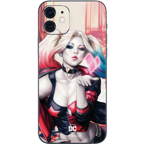 DC Comics Harley Quinn Rebirth Cover #1 Legacy Color Variant Art by Art Germ iPhone 12 Skin
