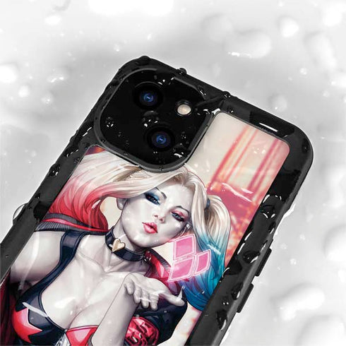 DC Comics Harley Quinn Rebirth Cover #1 Legacy Color Variant Art by Art Germ iPhone 13 Mini Waterproof Case
