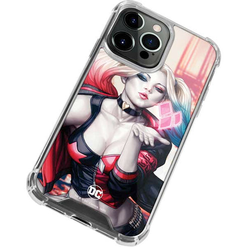 DC Comics Harley Quinn Rebirth Cover #1 Legacy Color Variant Art by Art Germ iPhone 13 Pro Clear Case