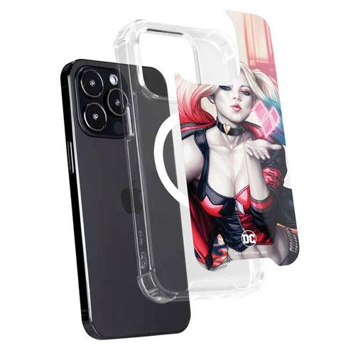 DC Comics Harley Quinn Rebirth Cover #1 Legacy Color Variant Art by Art Germ iPhone 13 Pro MagSafe Case