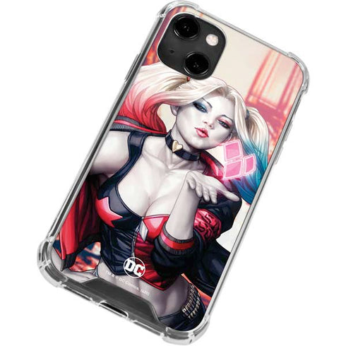 DC Comics Harley Quinn Rebirth Cover #1 Legacy Color Variant Art by Art Germ iPhone 14 Clear Case